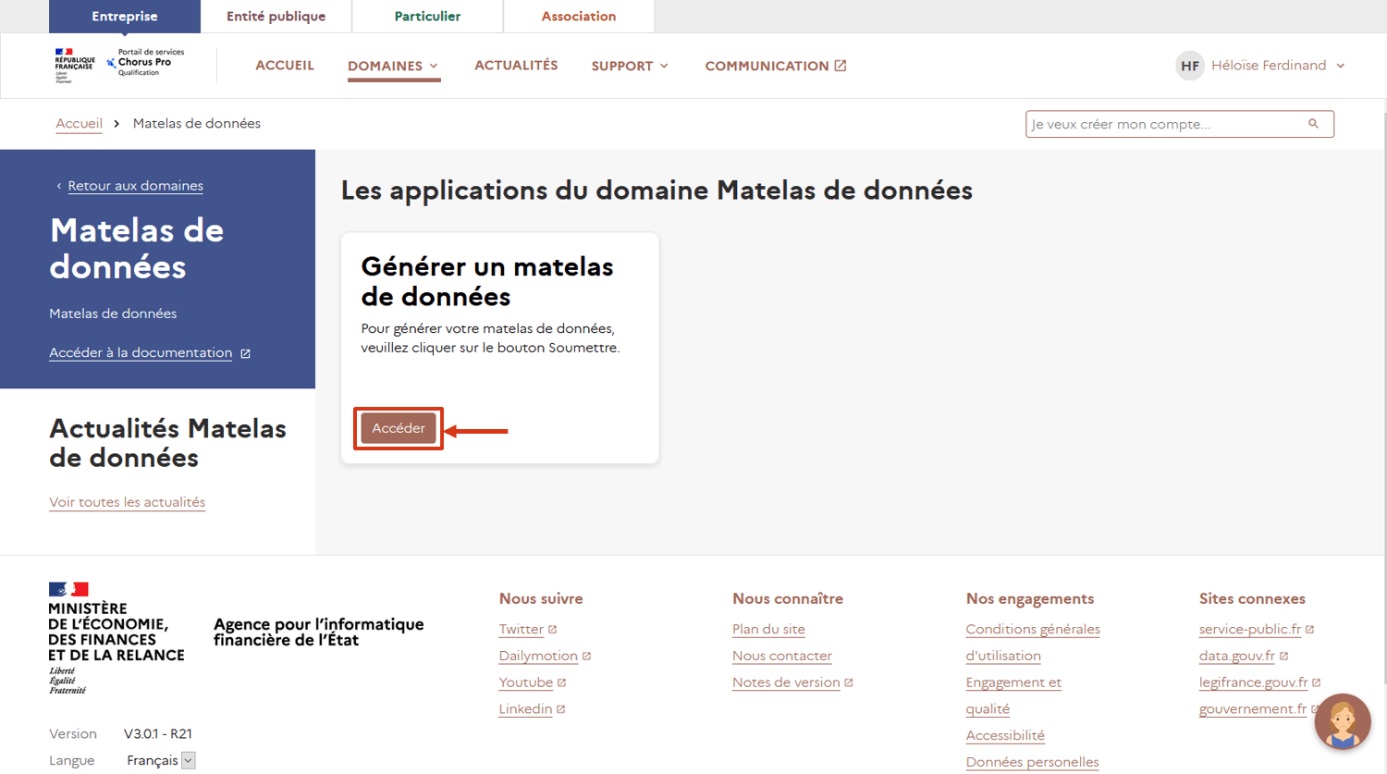 Accéder à l'espace Matelas